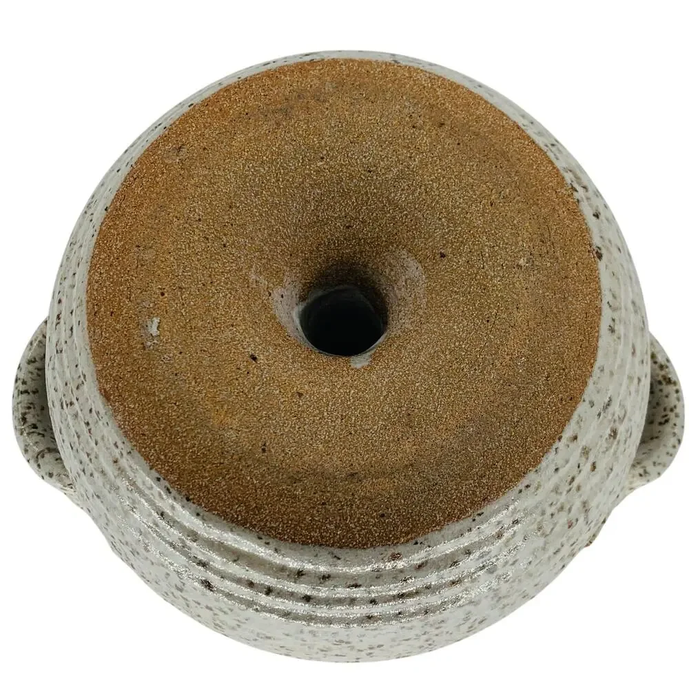 Pottery Steamer Asian Pot Studio Art Funnel Chimney Ceramic Cooking Imperfect